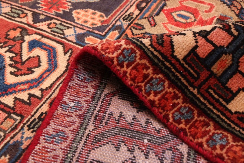 Vintage Traditional Hand-Knotted Area Rug 6'11" x 9'8" Oriental Wool Carpet gallery