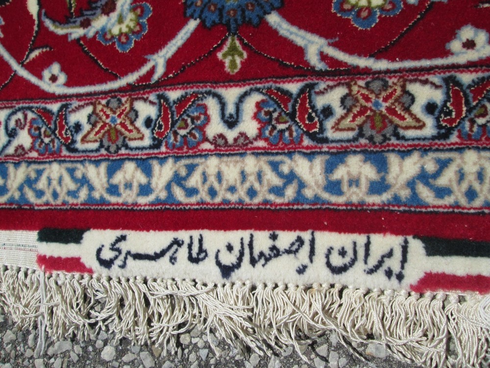 VERY FINE ISFAHA ORIENTAL RUG 550 KPSI + _WOOL & SILK_5.1 x 7.8_ MY COLLECTION!