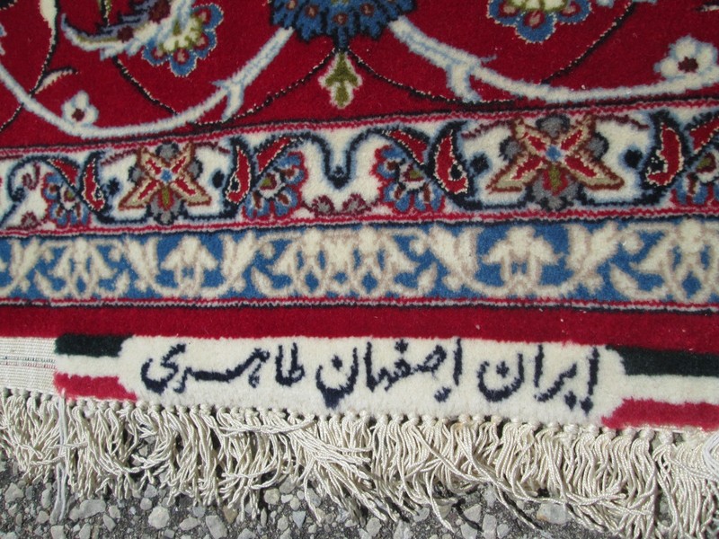 VERY FINE ISFAHA ORIENTAL RUG 550 KPSI + _WOOL & SILK_5.1 x 7.8_ MY COLLECTION! gallery