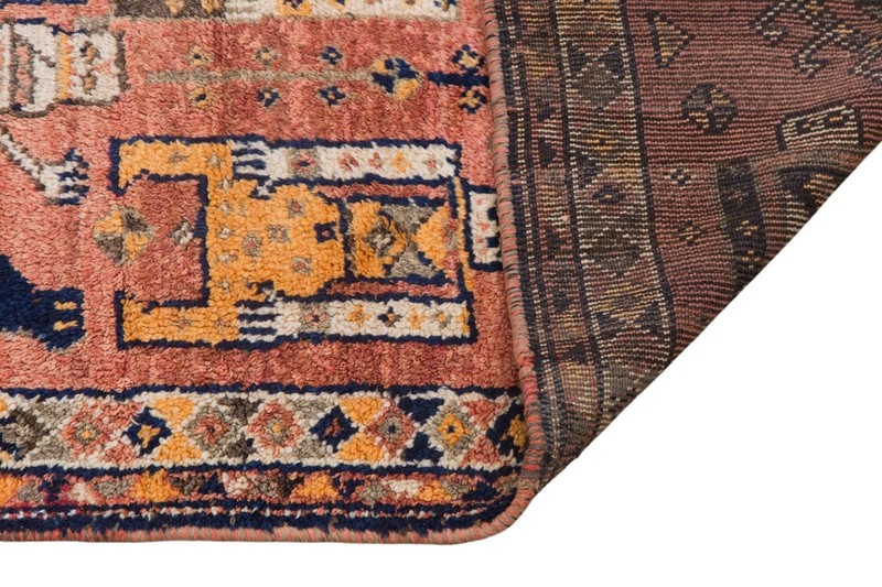 Vintage Turkish Oushak Runner 3x10 ft | 105 x 305 cm Handmade Wool Rug, 60+ Yr gallery