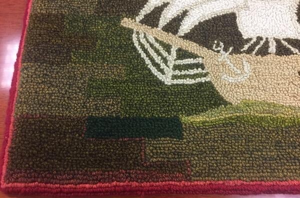 "Clipper Ship Hand-Loomed Rug" 1959 by George Wells of Locust Valley, L.I. gallery
