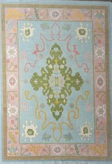 Muted Wool Turkish Oushak Rug 8×10 9×12 10×14 12×15 Hand Knotted Bedroom Carpets