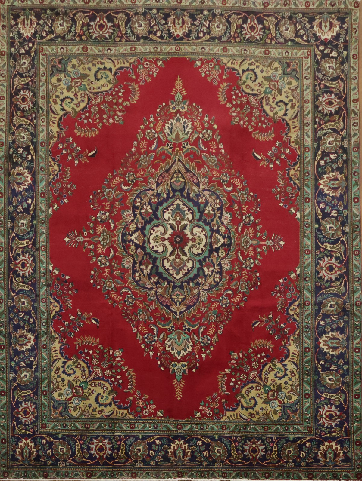 Timeless Decor Traditional Area Rug 10x13 Hand-knotted Wool Vintage Red Carpet gallery