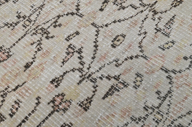 Oushak Turkish Vintage Rug 6x9 Kilim Rug Anatolian Handmade Boho Decor BEIGE gallery
