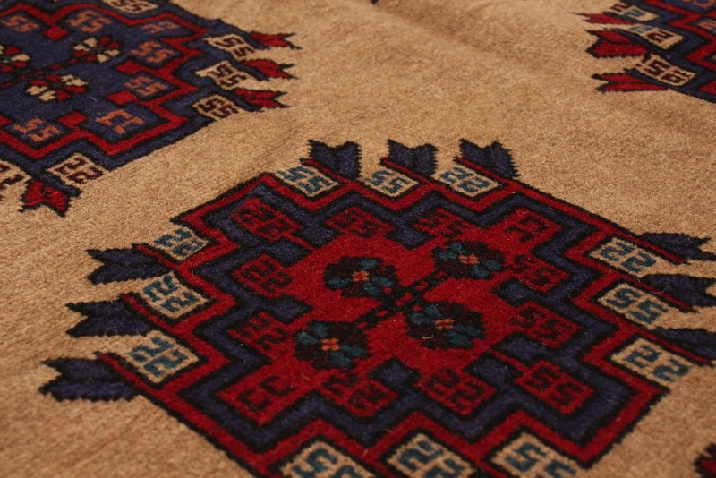 Vintage 6'3" x 8'11" Traditional Hand Knotted Vegetable Dye Wool Area Rug gallery