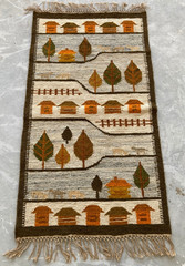 Vintage Traditional Handmade Beautiful Turkish Kilim Floor Rug Carpet 128×68 cm