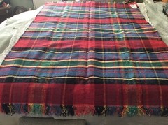 Pier1 Imports Hand Made India Bohemian Wool-Cotton Area Rug in Multi Color