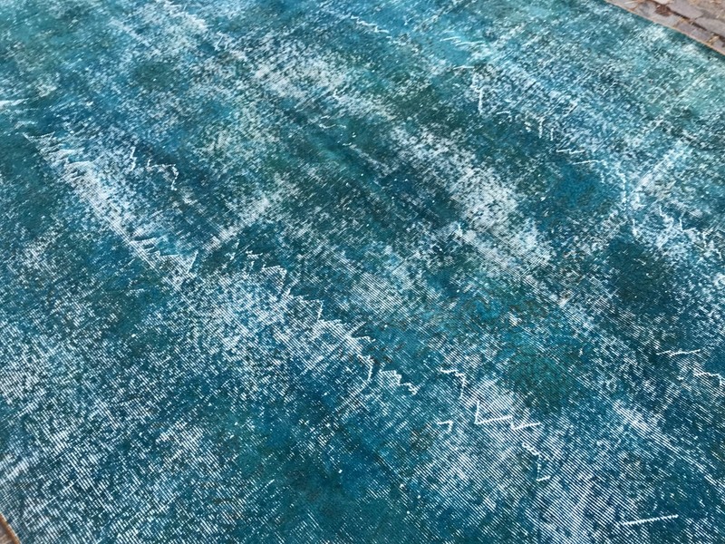 Bohemian Large Rug, Turkish Vintage Rug, Handmade Wool Rug, 6,8 x 10, ft gallery