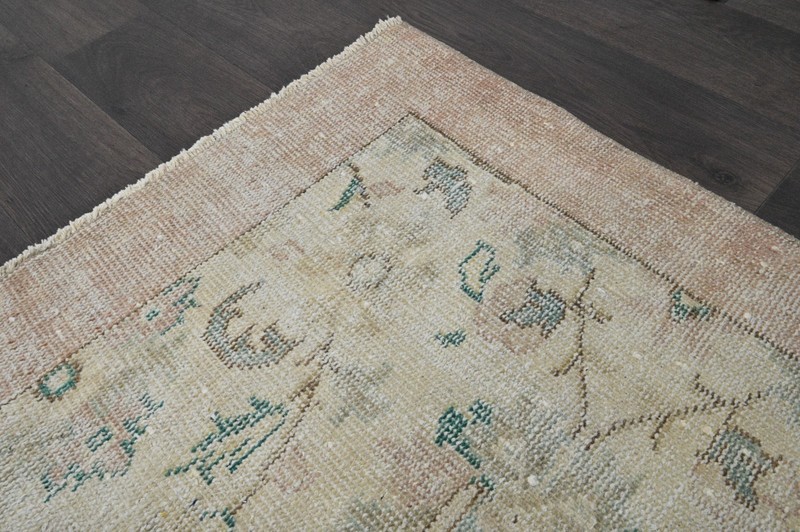 Oushak 7x10,Turkish Rug,vintage,anatolian,BEIGE,kilim,Bohemian,handmade,wool gallery