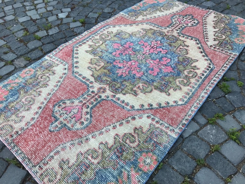 Handmade Rug Turkish Area Rug Vintage Rug Oushak Rug Antique Rug Bohemian Rug gallery