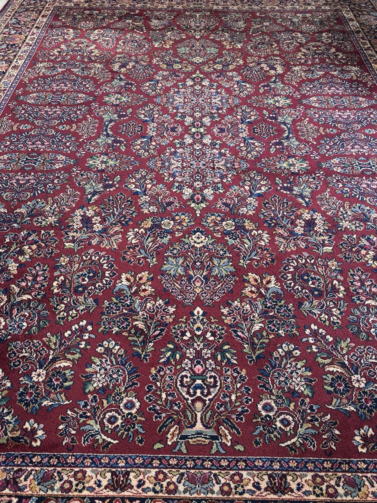 10 x 14 Karastan Red Sarouk Rug #785 In Top Conditions gallery