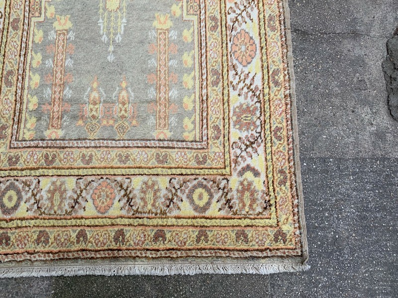 2'11'' x 4'8'' Vintage Natural Rug Village Rug Handmade Carpet.SKU:F944 gallery