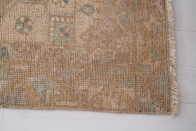 4x8 ft Rug Handmade Faded Turkish Carpet Vintage Area Rug Oushak Rug Antique 219 gallery
