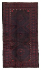 Vintage 3’7″ x 6’4″ Traditional Hand Knotted Vegetable Dye Wool Area Rug