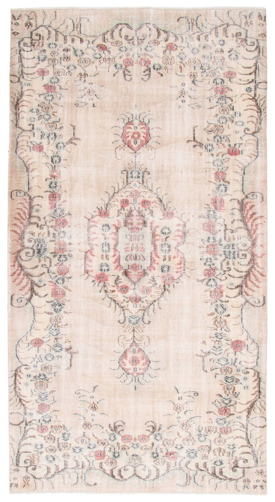 Vintage 5'5" x 10'0" Traditional Hand Knotted Vegetable Dye Wool Area Rug gallery