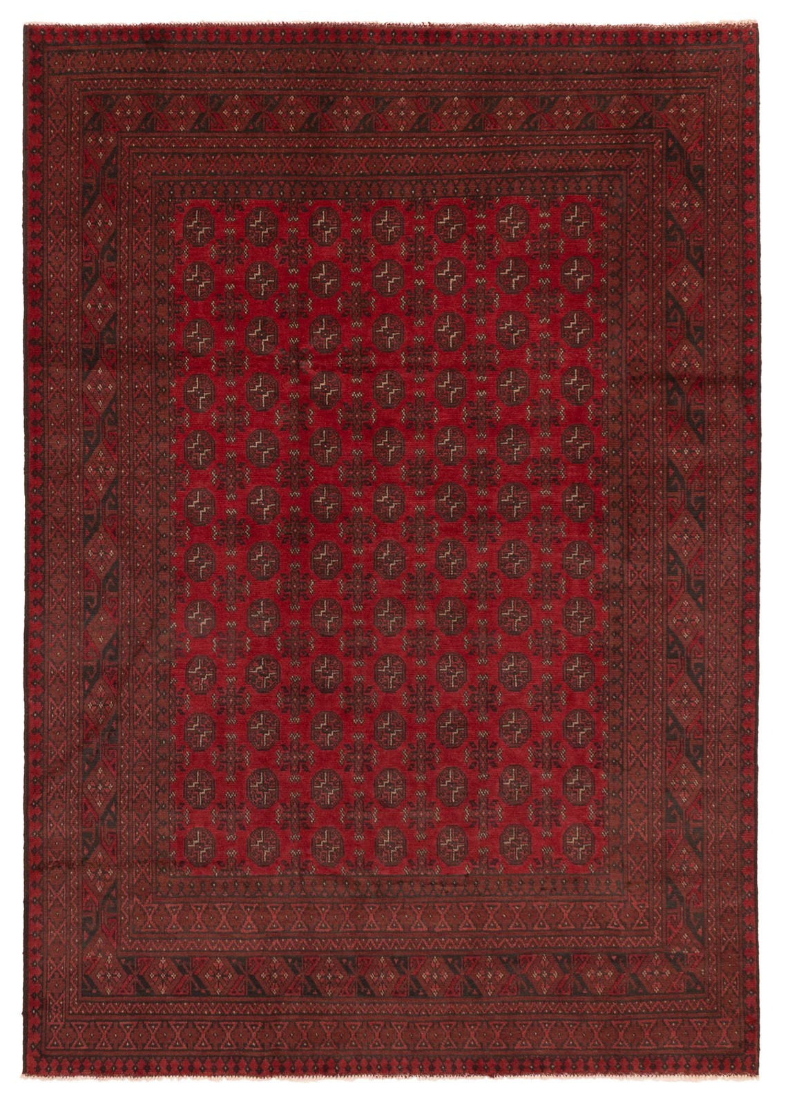 Traditional Vintage Hand-Knotted Oriental Carpet 6'7" x 9'5" Wool Area Rug gallery