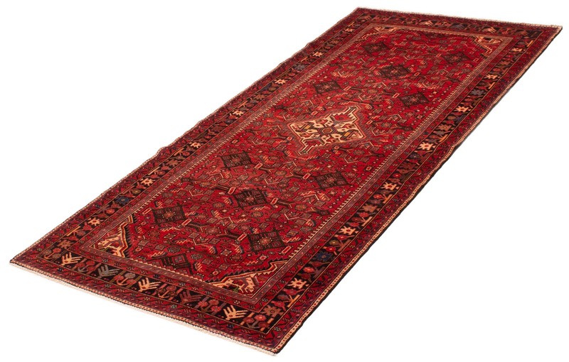 Vintage Hand-Knotted Area Rug 4'8" x 9'7" Traditional Oriental Wool Carpet gallery