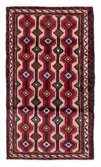 Traditional Vintage Hand-Knotted Area Rug 3’2″ x 5’7″ Oriental Wool Carpet