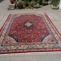 9’1 x 12’7 Vintage Finely Handknotted Wool Rug