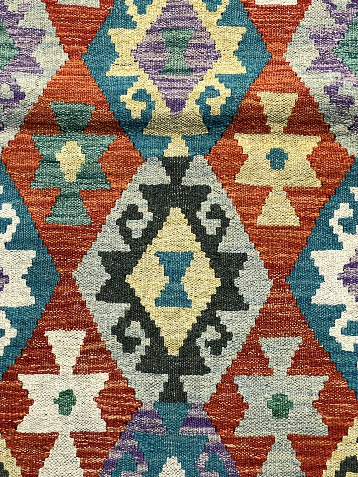 Vintage Kilim Traditional Hand Made Oriental Wool Kilim 5ftx3.2ft 150cmx100cm gallery