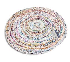 Safavieh Round 4 ft Braided Area Rug Handmade 100% Cotton Multicolor