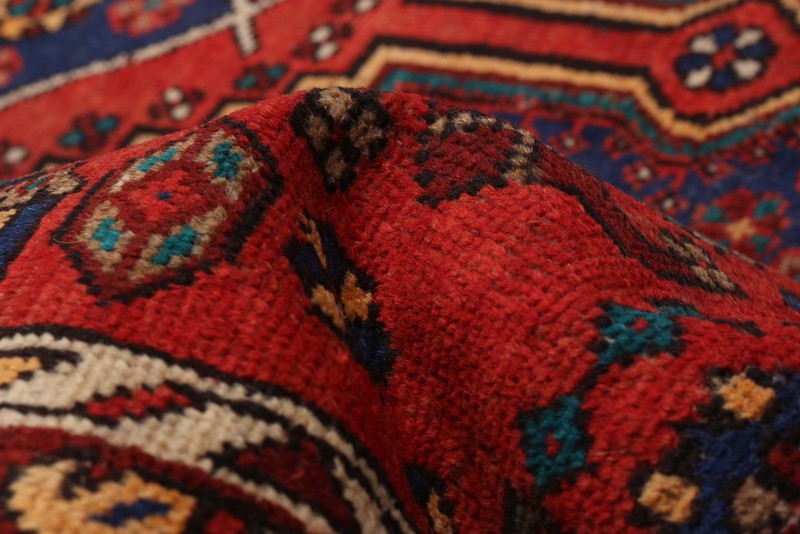 Vintage 4'3" x 7'0" Traditional Hand Knotted Vegetable Dye Wool Area Rug gallery