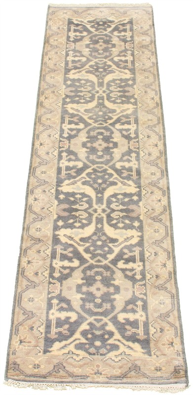 2'7" x 9'8" Vintage Hand-knotted Runner Rug Traditional Oriental Wool Carpet gallery