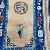 ANTIQUE CHINESE ART DECO RUG #9349and #9350 a pair 3x6 in perfect condition gallery