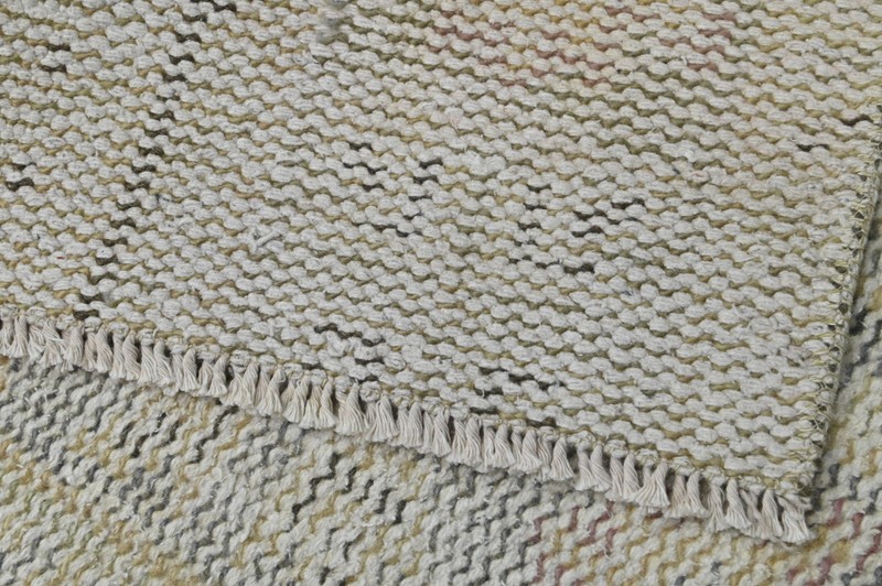 Vintage Turkish Runner Rug 2x5ft BEIGE Handmade Anatolian Oushak Hallway Wool gallery