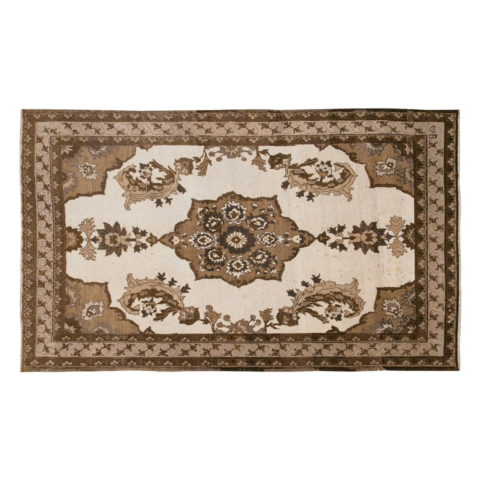 Kars Rug, 6'5" x 9'1" feet 195 x 278 cm, Muted Turkish Rug, Vintage Rug gallery