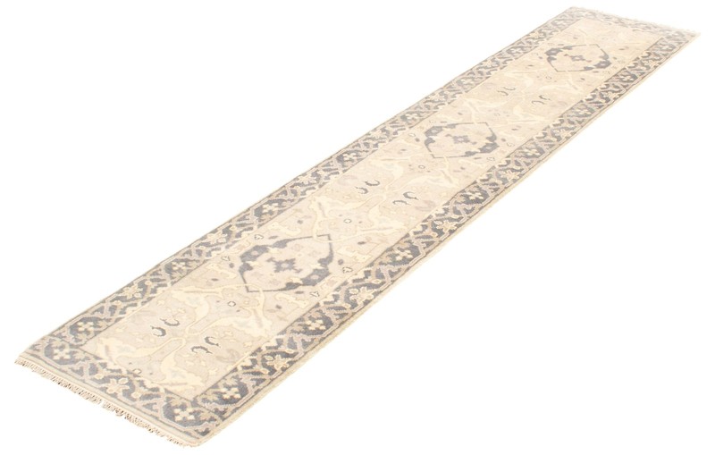 2'6" x 12'4" Vintage Hand-knotted Runner Rug Traditional Oriental Wool Carpet gallery