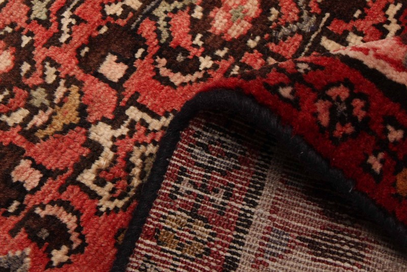 3'11" x 10'5" Vintage Hand-knotted Runner Rug Traditional Oriental Wool Carpet gallery