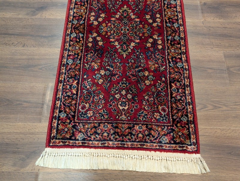 2x4 Karastan Red Sarouk Rug #785, Wool gallery