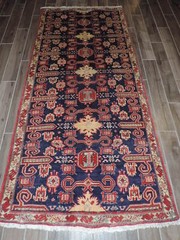 4x9ft. Handmade Azerbaijan Meshkin Wool Runner