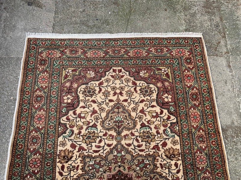 4' X 6'2'' Vintage Carpet Natural Village Rug Handmade Rug.SKU:K1701 gallery