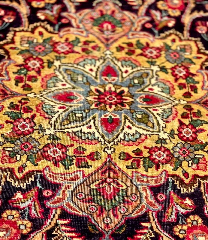 9.6 x 12.8 HAND KNOTTED _High Quality Antique 1930s Rug _FINE SOFT NATURAL WOOL gallery