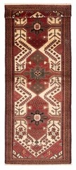 3’5″ x 9’7″ Vintage Hand-knotted Runner Rug Traditional Oriental Wool Carpet