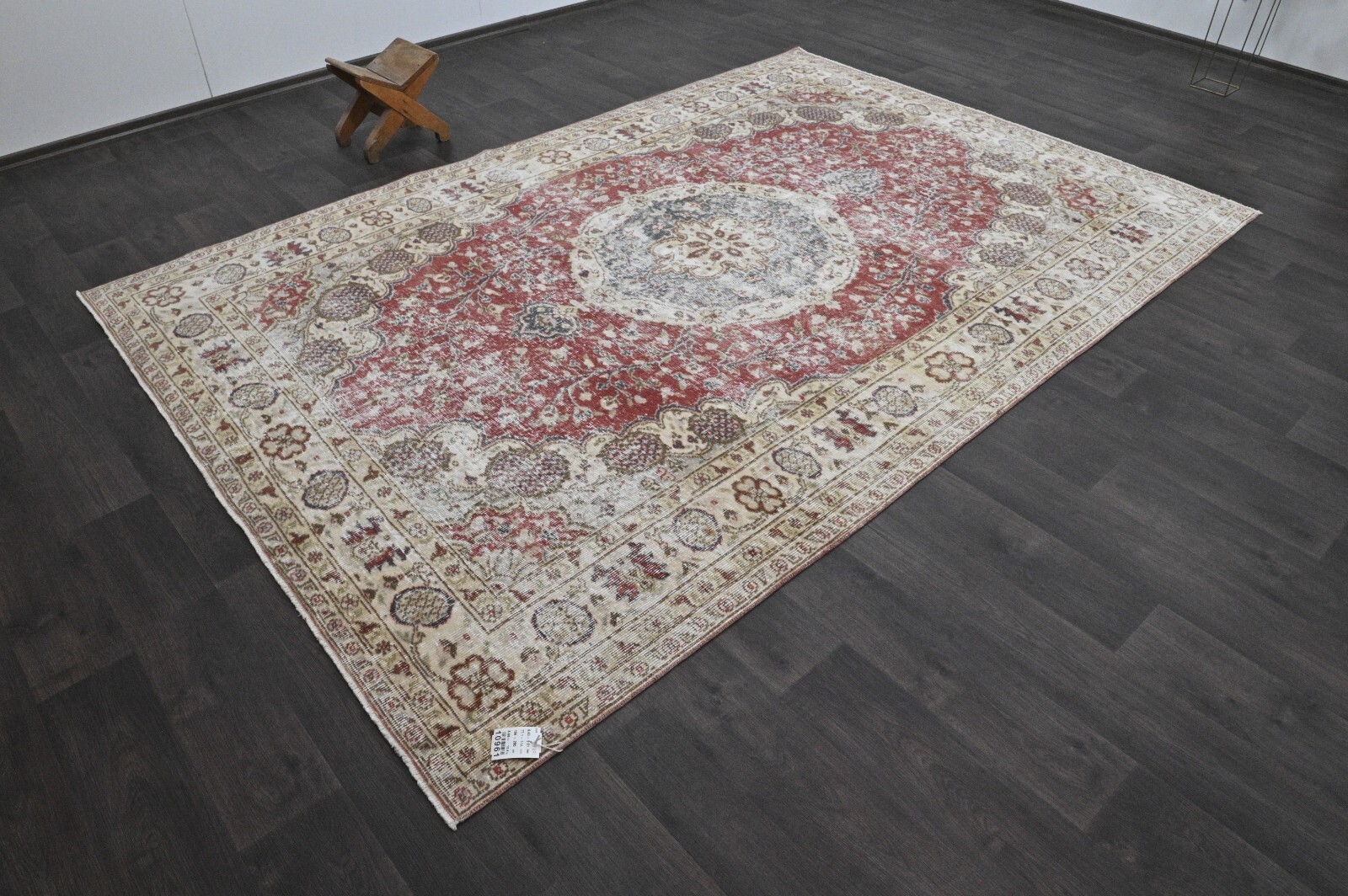 Oushak Turkish Vintage Rug 6x9 Kilim Rug Anatolian Handmade Boho Decor BEIGE gallery