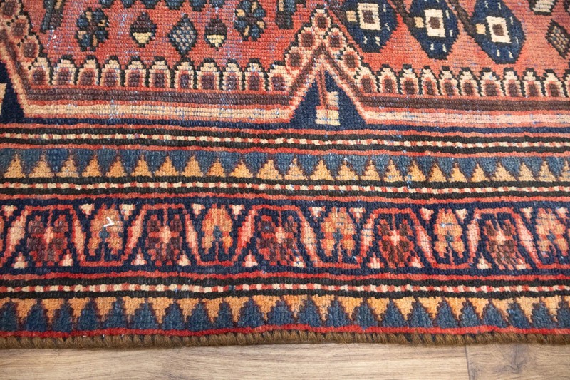 Semi-Antique Distressed Floral Classic Oriental Wool Rug Entryway Carpet 4x7 Ft gallery