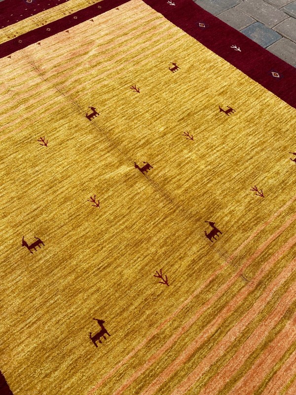 Fine Quality Handmade Nepalese Tibetan Area Rug 5'x8' Natural Dyes Wool Modern gallery