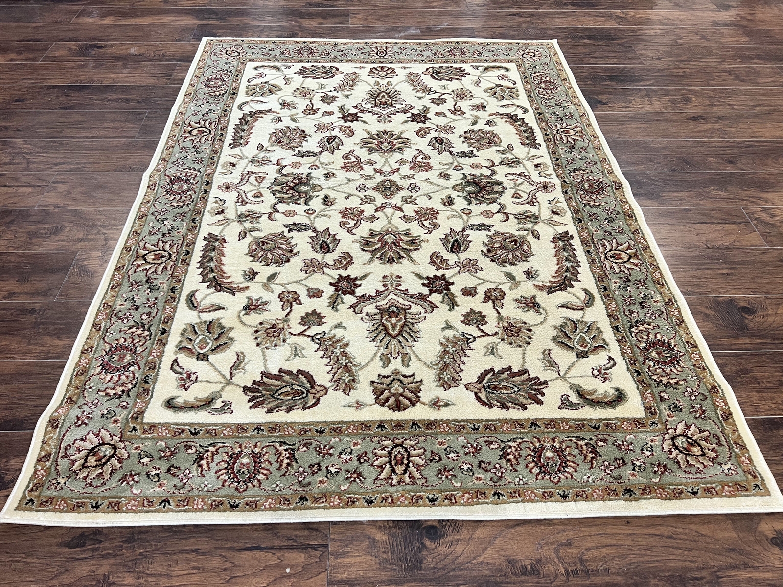 Floral Oriental Rug 5x7, Turkish Power Loomed Carpet, Traditional Design gallery
