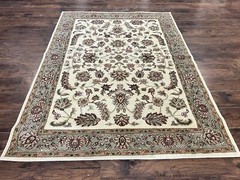 Floral Oriental Rug 5×7, Turkish Power Loomed Carpet, Traditional Design
