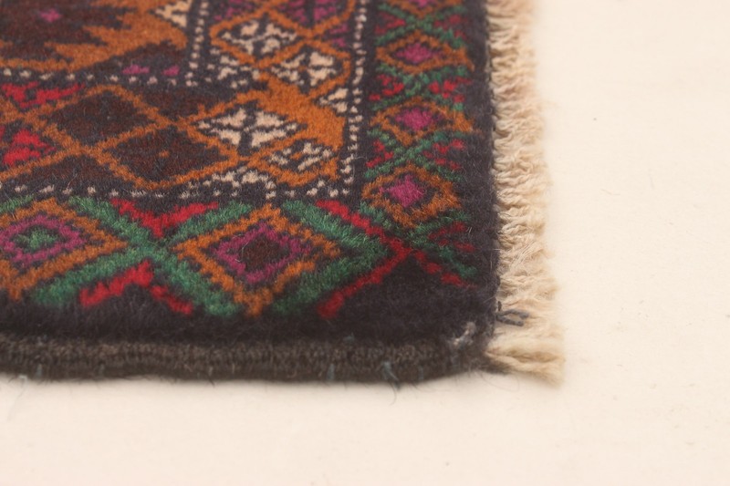 Vintage 3'7" x 6'4" Traditional Hand Knotted Vegetable Dye Wool Area Rug gallery