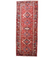 5’0 X 12’10 ft Vintage Geometric Tribal Wide Runner Rug Hallway Decor Carpet