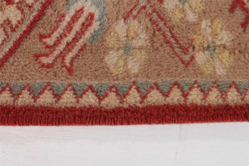 Vintage 4'2" x 6'4" Traditional Hand Knotted Vegetable Dye Wool Area Rug gallery