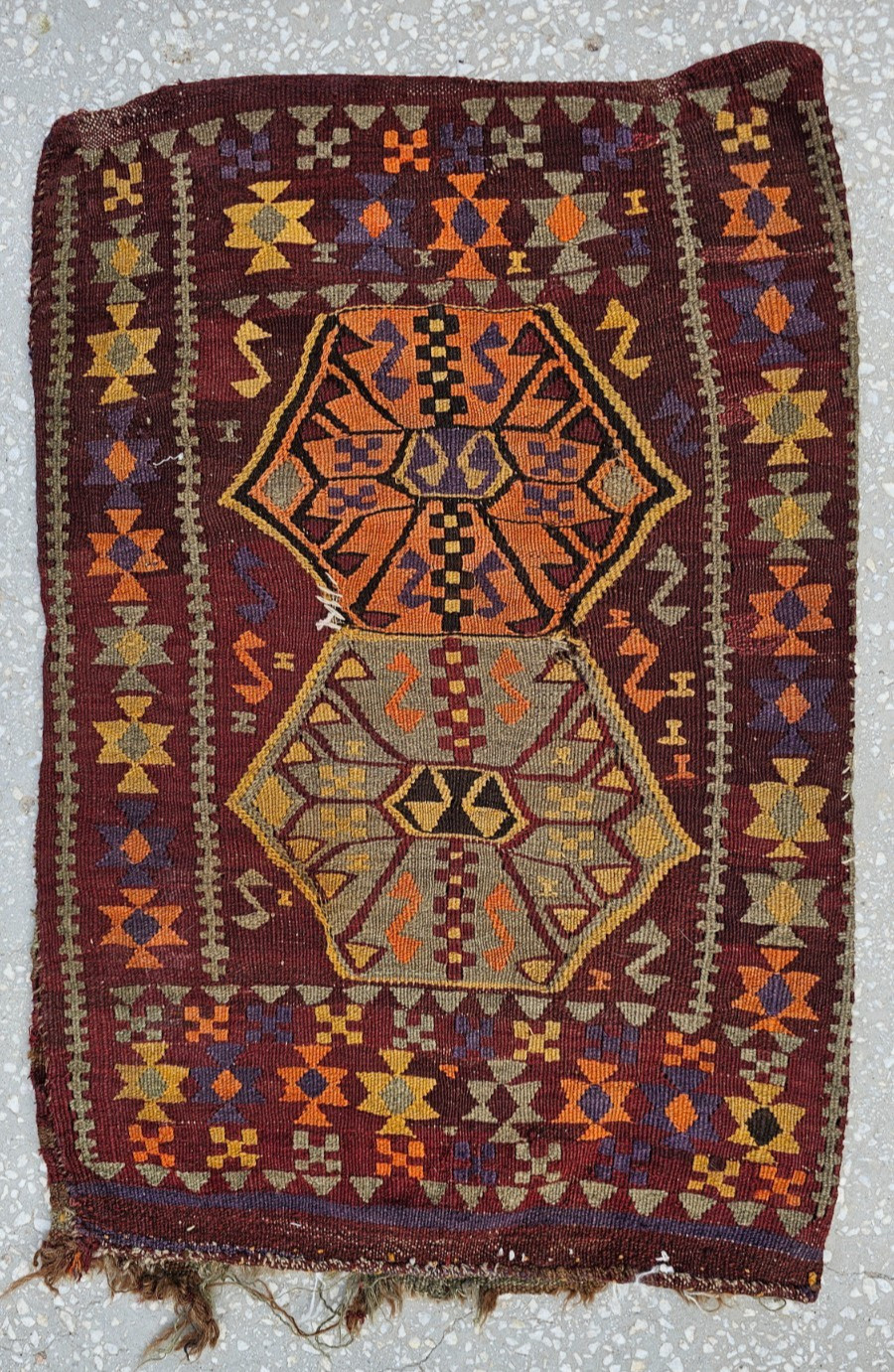 ONLY ONE Chuval Rug, Rare finds, Antique decor, Nomad rug, Old decor rug kilim gallery