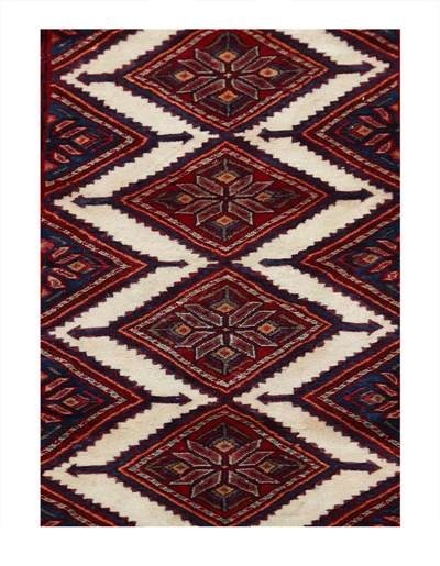 Blue Color Vintage Hand knotted runner Rug 3' X 15' gallery