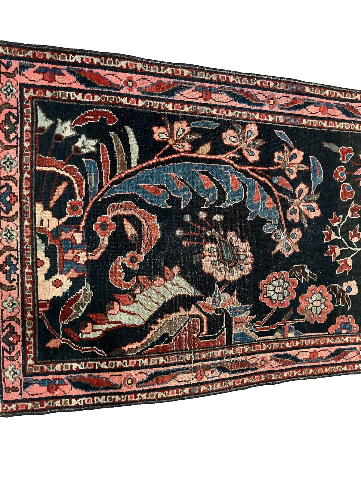 Art Nouveau/Art Deco- Antique Handwoven Malayer Oriental Rug 2.8ft x 9ft Runner gallery