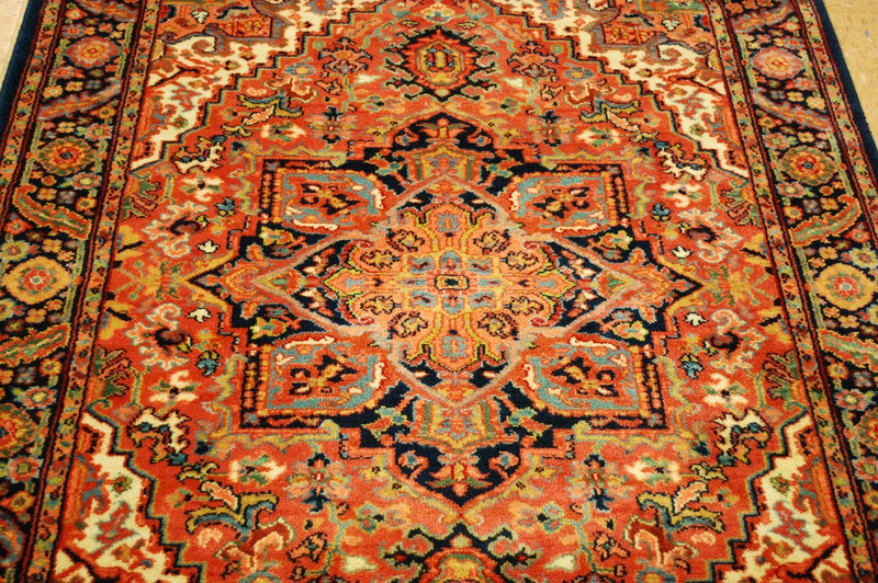 VINTAGE MINT AUTHENTIC AMERICAN KARASTAN HERIZ PATTERN #726 RUG CARPET 4'3" X 6' gallery