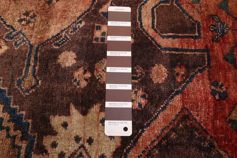 Vintage 4'6" x 13'1" Traditional Hand Knotted Vegetable Dye Wool Area Rug gallery